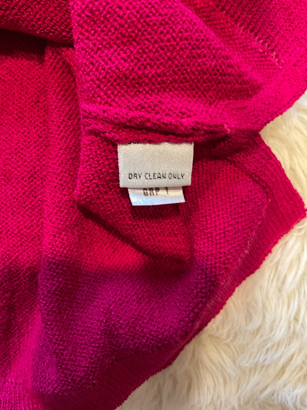 St. John Vintage Knit Tank In Raspberry Sz S - Picture 6 of 9